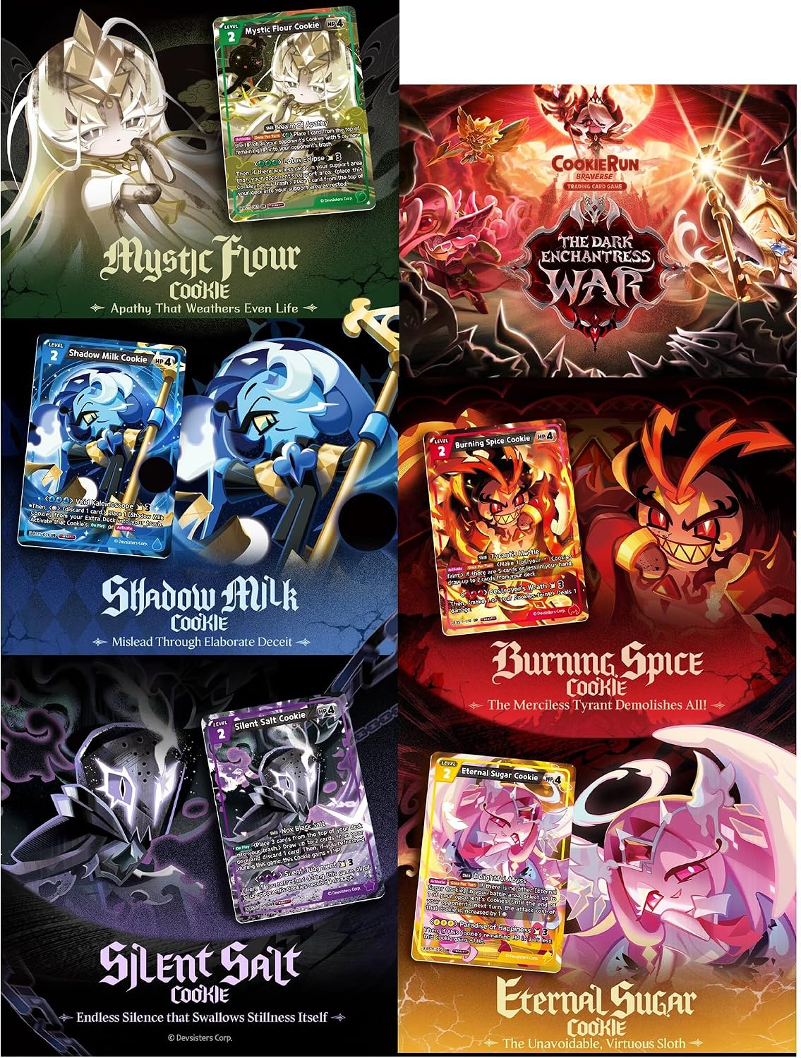 CookieRun TCG: The Dark Enchantress War Booster Box | 28 Packs