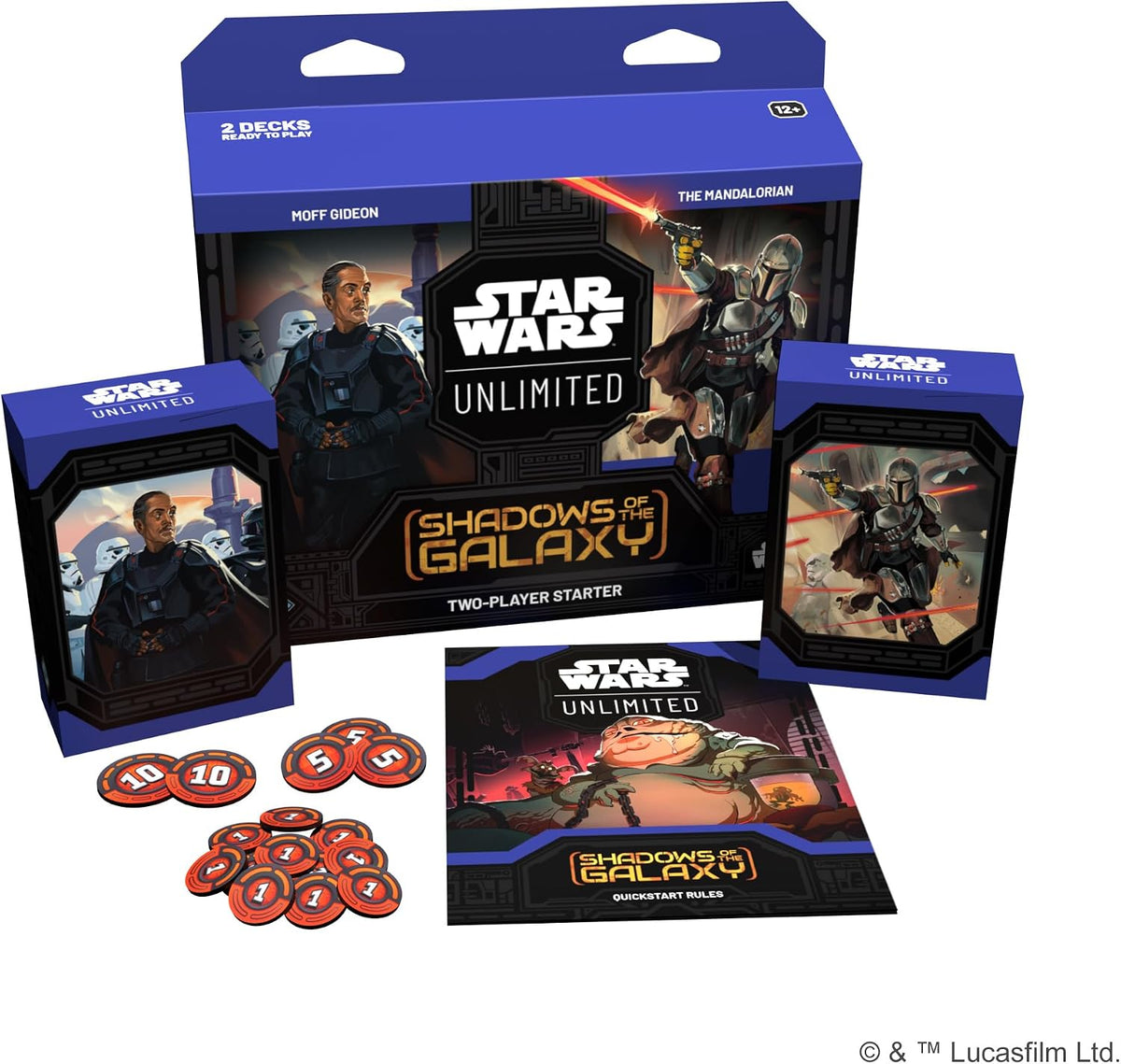 Asmodee Star Wars: Unlimited TCG Shadows of The Galaxy Starter Set