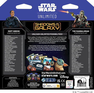 Asmodee Star Wars: Unlimited TCG Shadows of The Galaxy Starter Set
