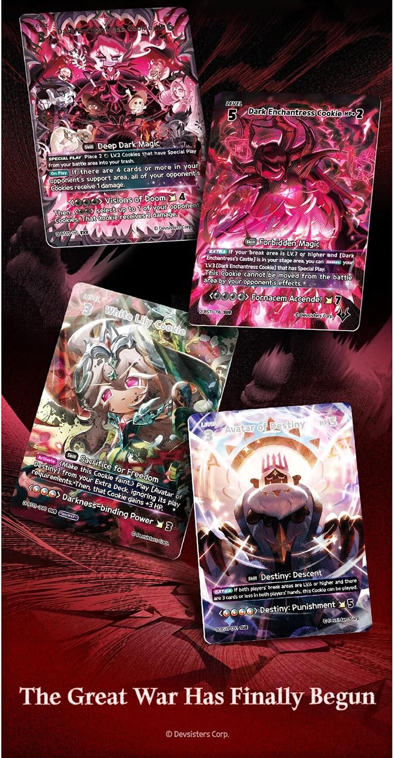 CookieRun TCG: The Dark Enchantress War Booster Box | 28 Packs