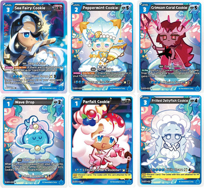 CookieRun TCG: Starter Deck - Seas of Fate - Blue Legendary Cookie Sea Fairy